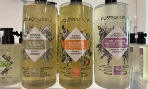 Cosmétiques bio en vente à la Coop 14 à Paris 14